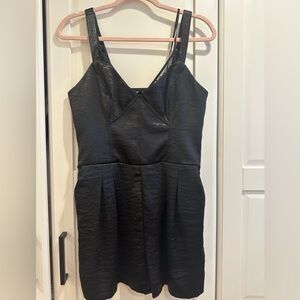 Guess Black Textured Mini Dress